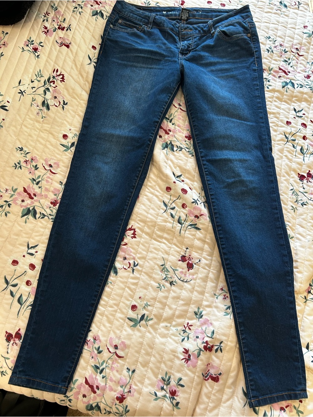 Celebrity Pink Dark Blue Skinny Jeans